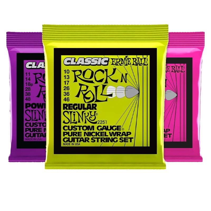 Cuerdas de guitarra eléctrica de níquel puro EB Regular Slinky Classic