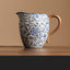 Kung Fu tea set blue and white lotus tea pot fair cup tea can ceramic lid bowl - Korvel