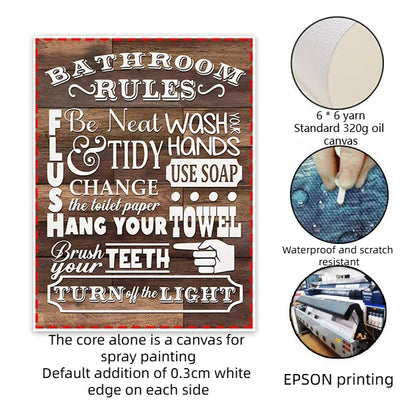 Landscape frameless canvas bedroom hanging painting spray painting oil painting cloth painting core - Korvel