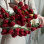 60cm New Creative Rose Bouquet Blanket (Finished), Crocheted Flower Bouquet Gift for Girlfriend - Korvel