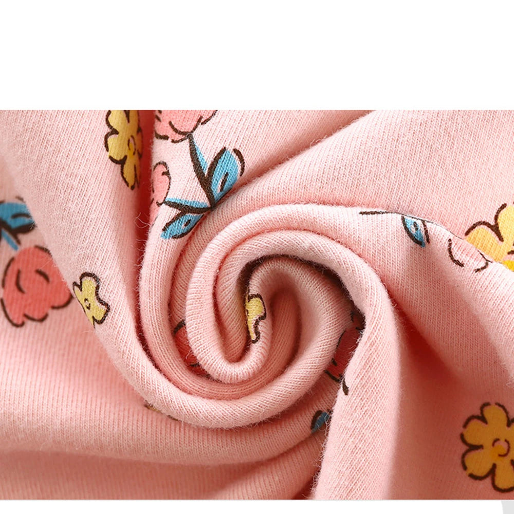 2-Piece Set Soft Cotton Pajamas Children Boys Girls Baby Spring Autumn Cartoon Long Sleeve Home Sleepwear Set 2-10Y - Korvel