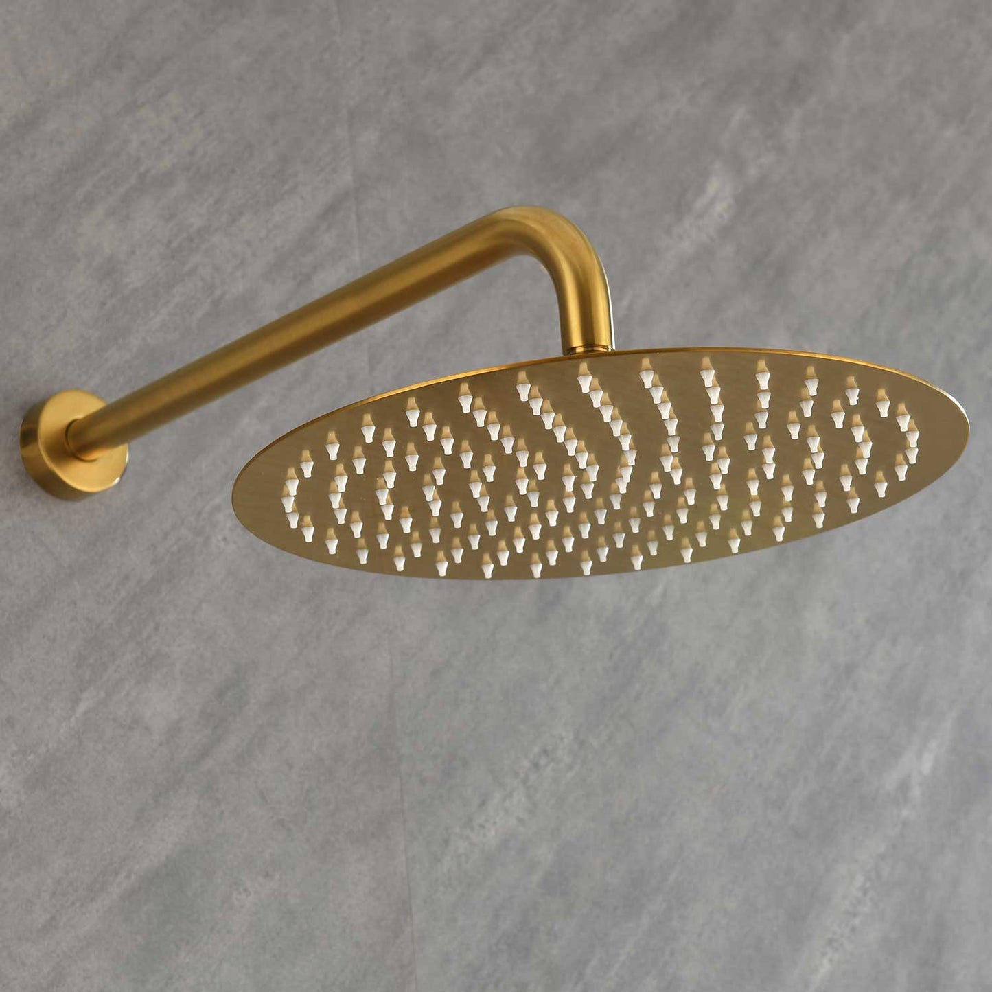 Shower System with Shower Head  Hand Shower Slide Bar Bodysprays, Shower Arm  Hose Valve Trim  and Lever Handles - Korvel