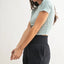 T-shirt de sport cropped en micro-rib de MONO B