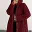 Hooded Loose Plush Coat for Women