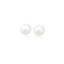 Boucles d'oreilles en perles de culture d'eau douce en or jaune 14 carats