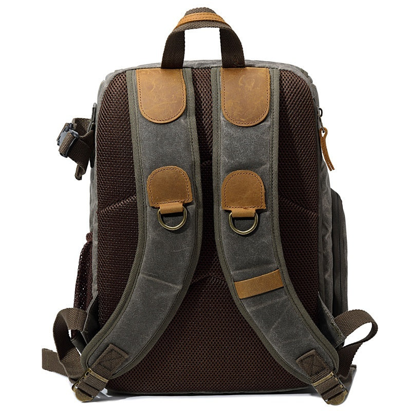 Kalier Waterproof Canvas Camera Backpack for DSLR