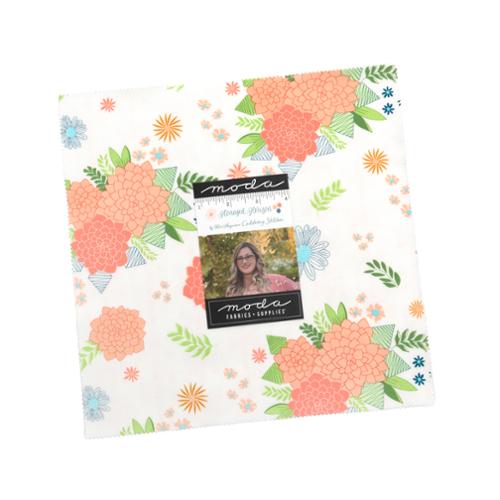 Pastel de Capas Honeyed Horizon - Conjunto de 42 Piezas de Tela de Algodón