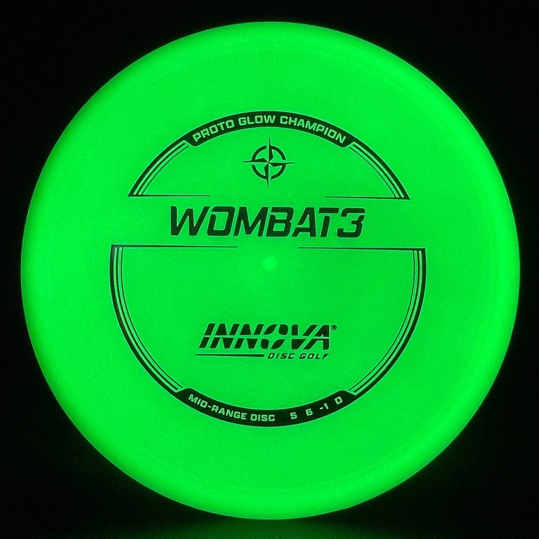 Proto Glow Champion Wombat3 Disco de Golf