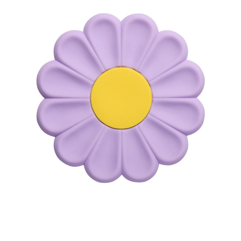 Creative Daisy Flower Household Oil and Heat Resistant Small Fresh Japanese and Korean Bowl and Plate Mats - Korvel