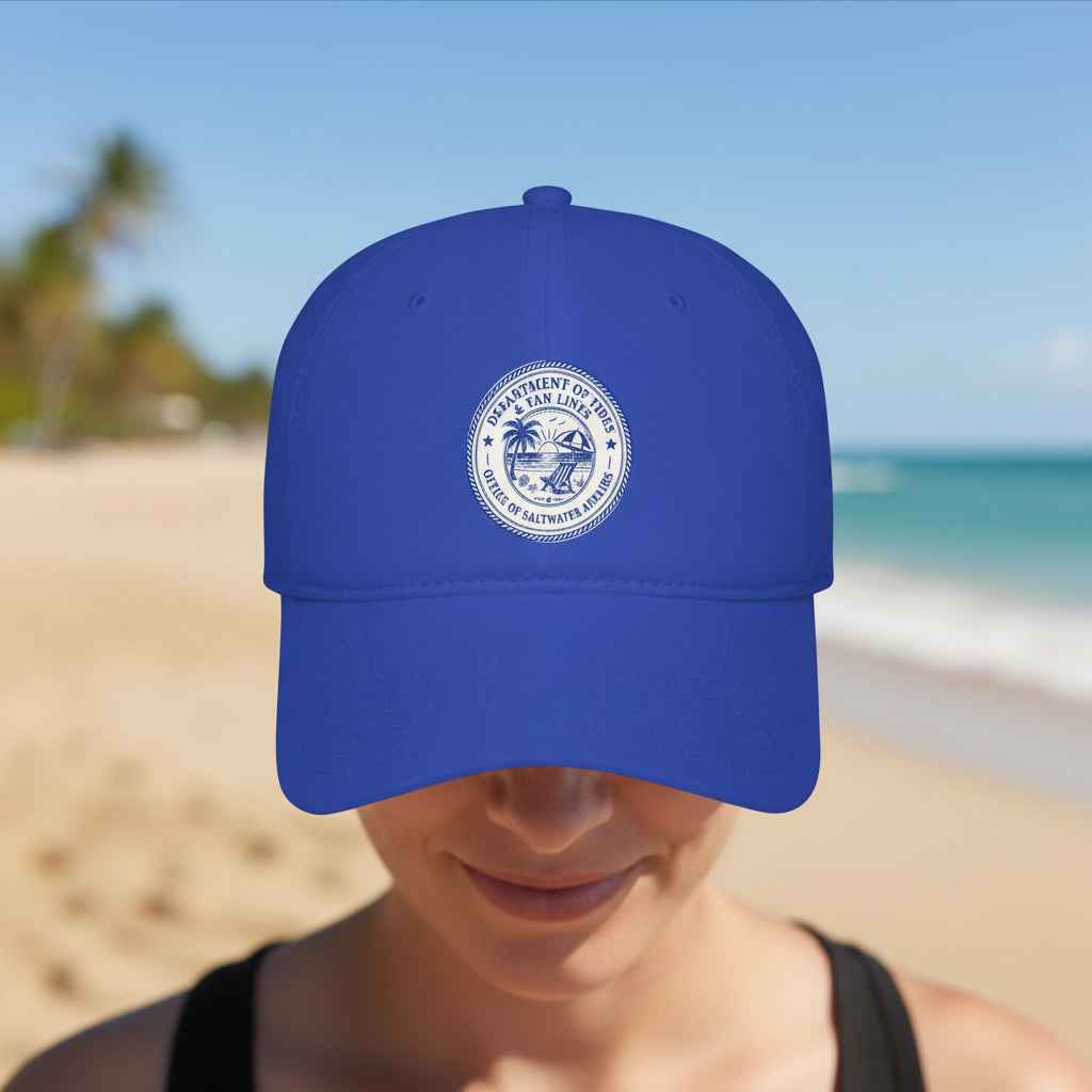 Casquette Dad du Département des Marées & des Lignes de Bronzage – Chapeau Sceau Côtier