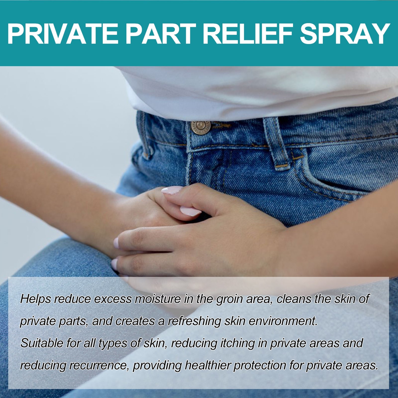 Feminine Care Spray Relieves Itching And Discomforts Clean Body Odor Gentle Care For Feminine Skin - Korvel