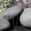 14k Yellow Gold Diamond Cut Cable Link Chain - 0.8mm