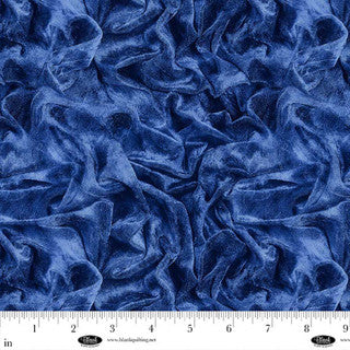 Tissu de Flanelle Opulent 108" en Coton Bleu