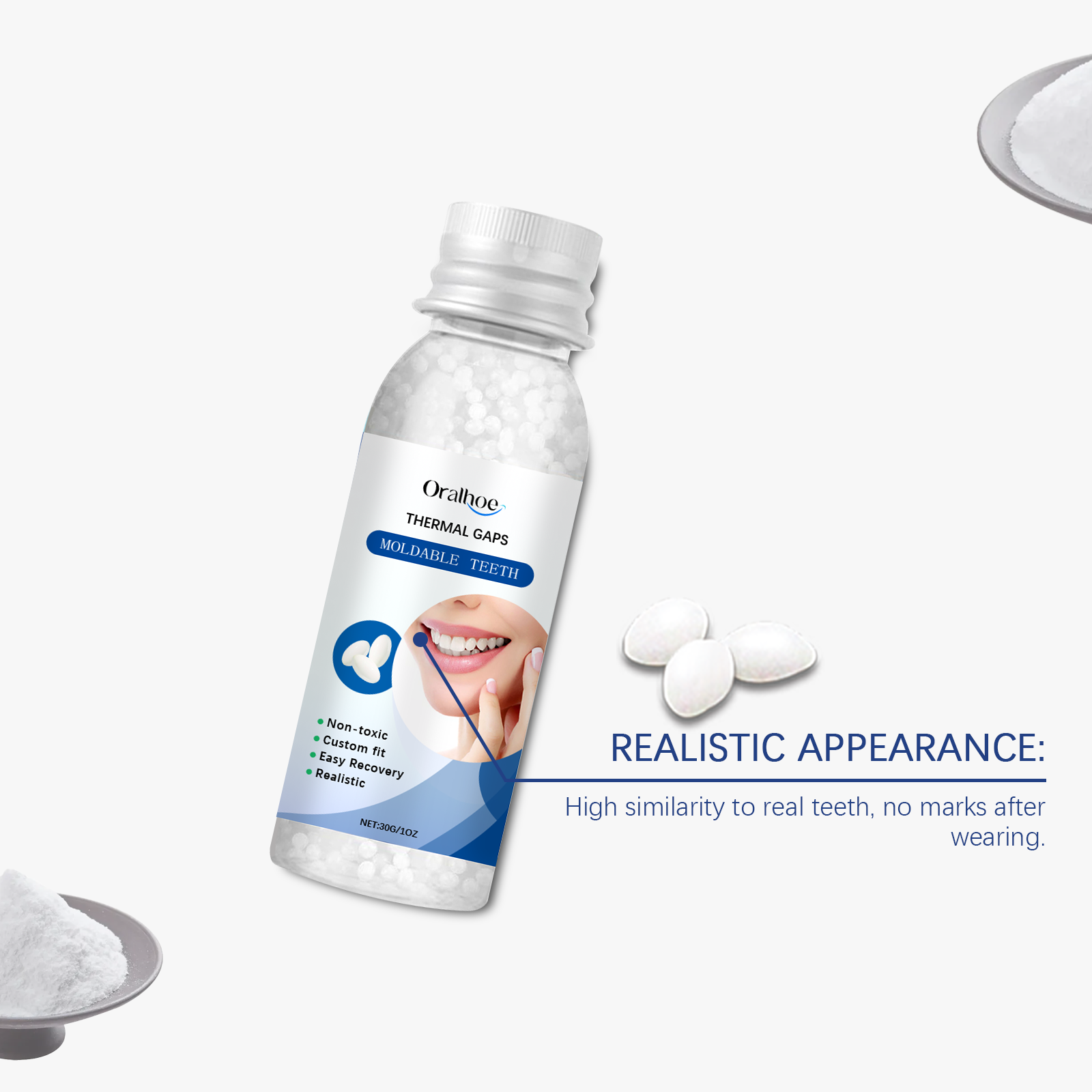 Can Shape Solid Dental Glue To Modify Teeth Temporary Hole Filling Glue Denture Glue - Korvel