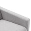 Chaise à bascule rembourrée moderne pour nursery - Gris