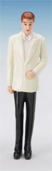 Groom Cake Topper - White Coat - 12 Count