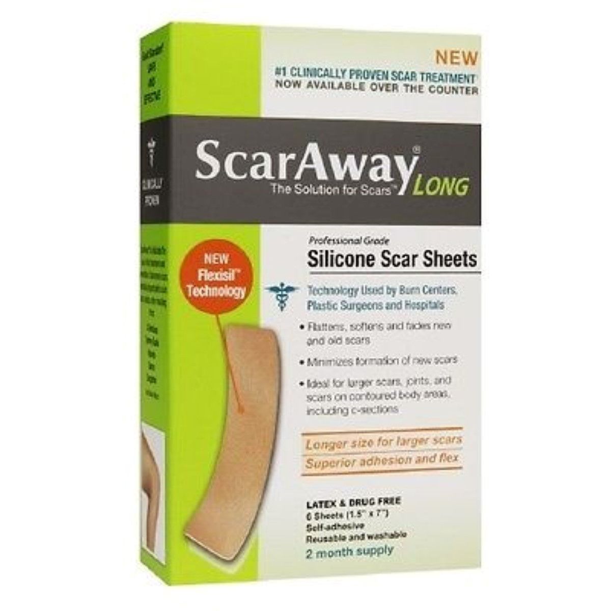 Hojas de Silicona de Grado Profesional ScarAway
