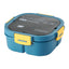 Classic Portable Microwaveable Salad Box with Cutlery