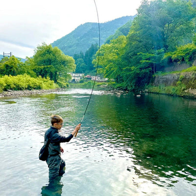 26cm ultra-short portable telescopic fishing rod, carbon fiber material, micro guide rings, ultra-light and durable. - Korvel