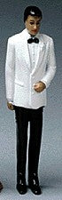 Groom Cake Topper - White Coat - 12 Count