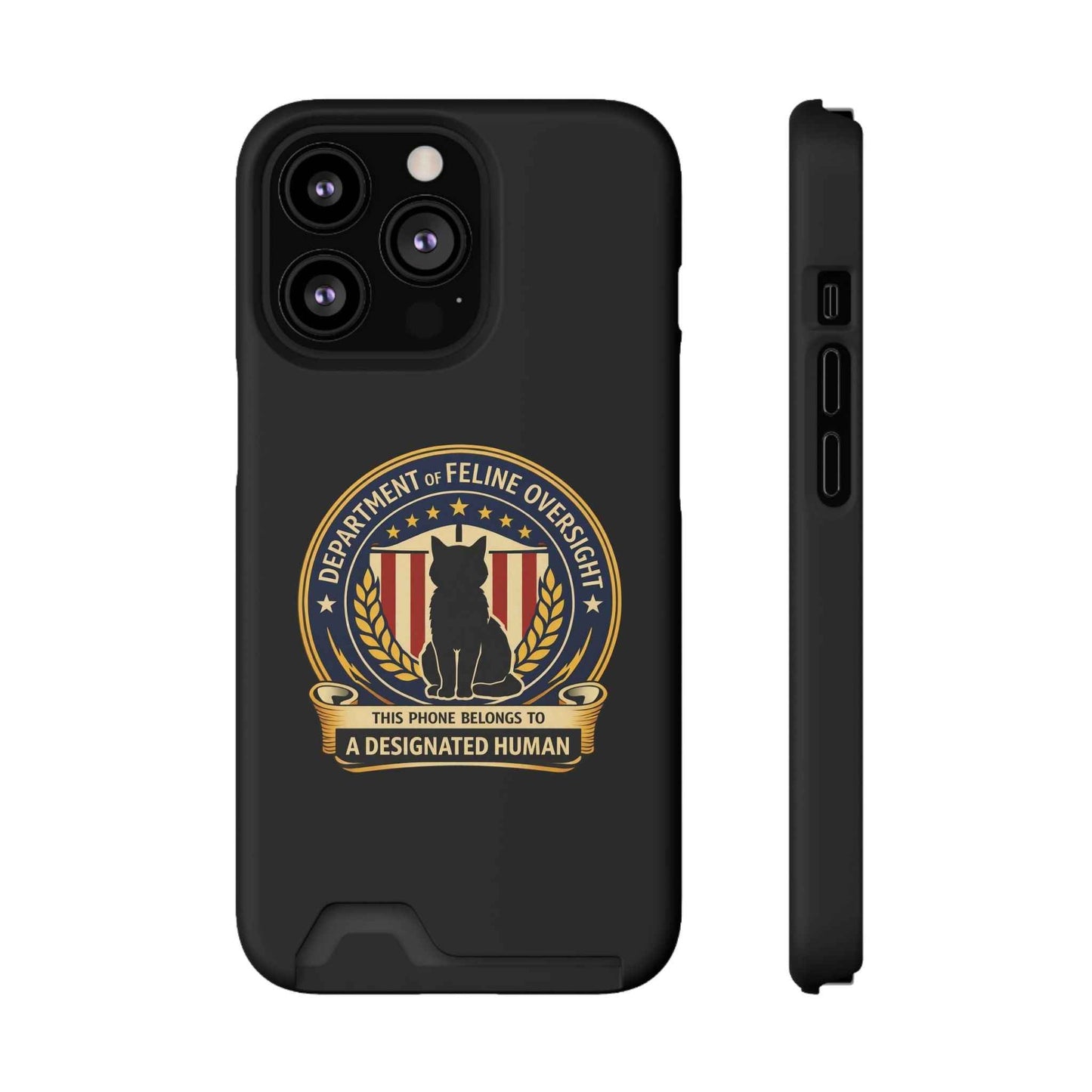 Department of Feline Oversight MagSafe iPhone Case - Designated Human Edition