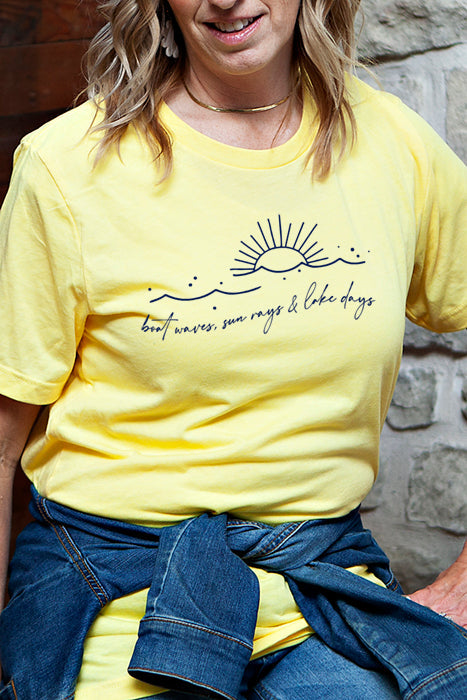 Boat Waves 4734 T-Shirt