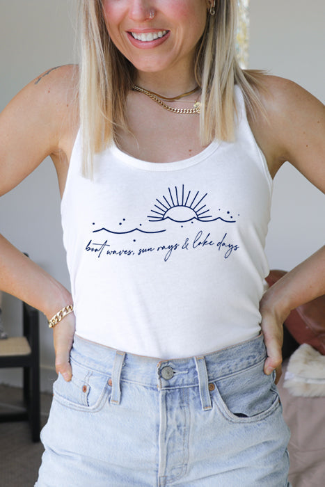 Boat Waves 4734 Tank Top - Korvel