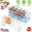 Ice Chilled Condiment Caddy Serving Tray with Removable Containers