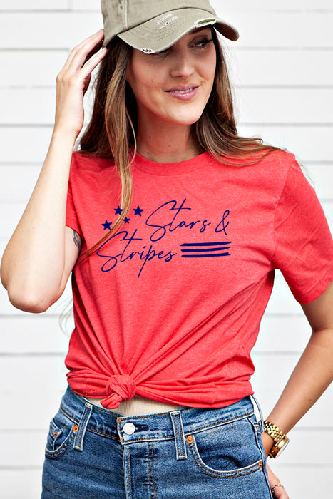 Patriotic Comfort Tee - Stars and Stripes Edition - Korvel