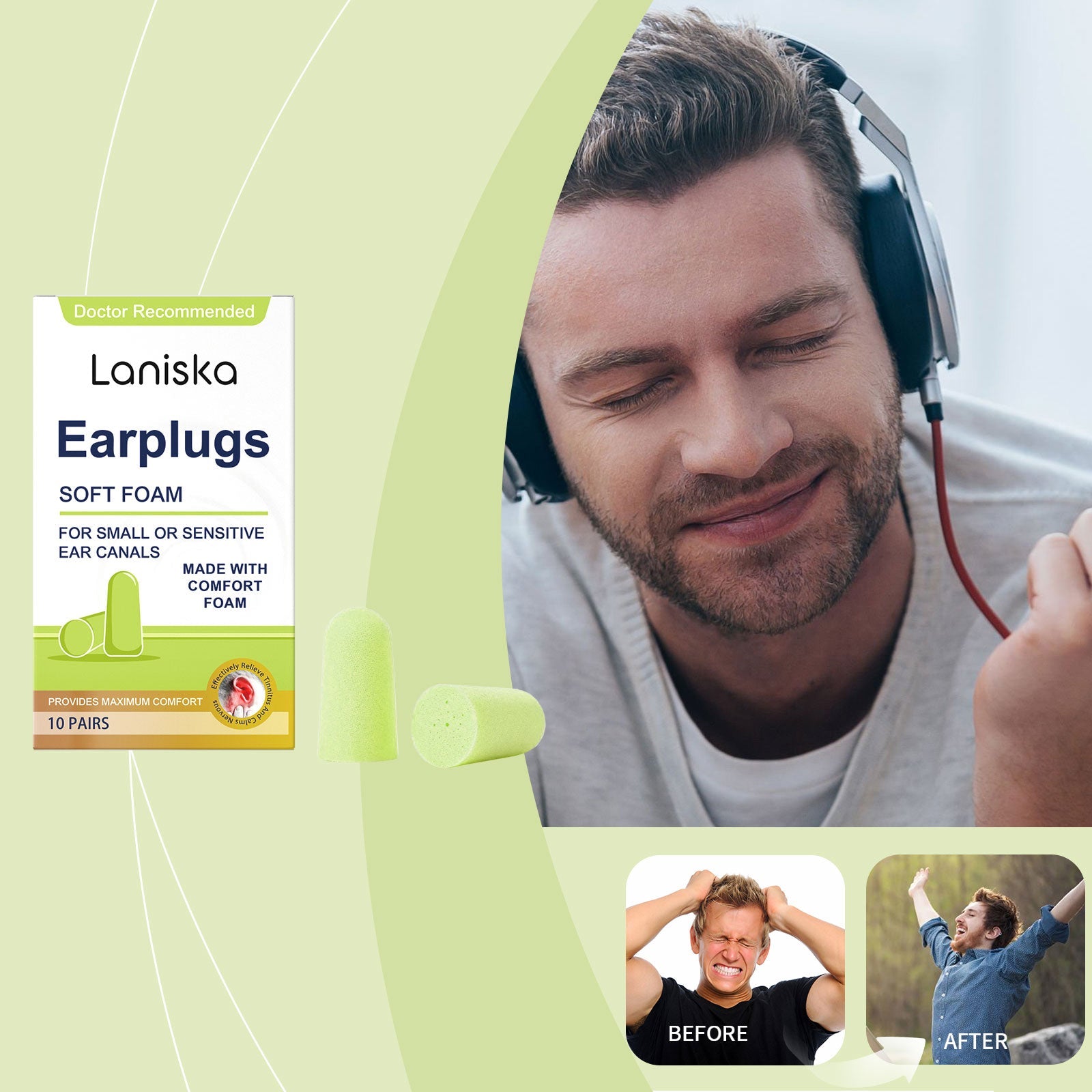 Ear Care Reduces Noise And Improves Ear Comfort Care Nourishes Ear Care - Korvel