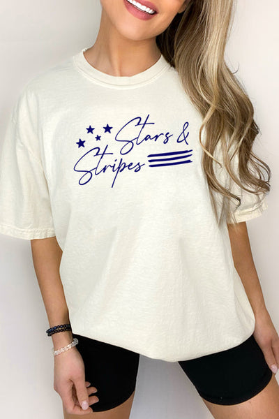 Stars and Stripes Oversized T-Shirt