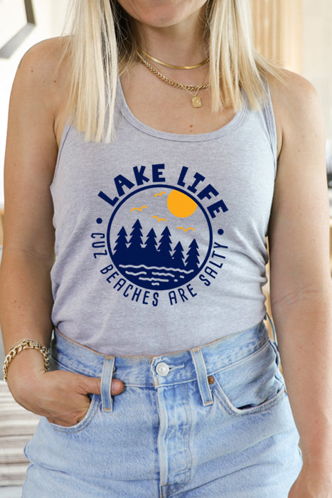 Lake Life Racerback Tank Top