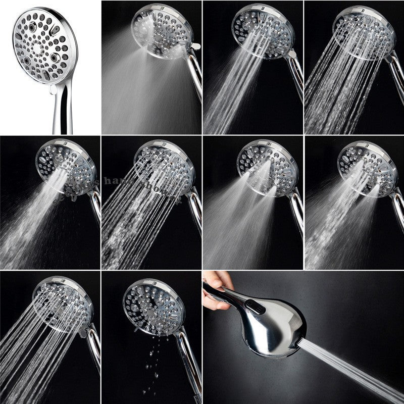 American Type Shower Shower With Spray Gun 10 Function Shower Set 10 Gear Supercharged Shower With Spray Gun Shower Head Set - Korvel