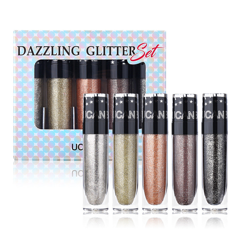 UCANBE New 8 color butterfly pattern diamond flash repair disc chameleon polarized face brightening three dimensional highlight set - Korvel