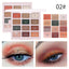 Romantic Beauty 12 Color Eye Shadow Multi Color Eye Brightening Lasting Modification Waterproof Pearl Eye Shadow Plate - Korvel