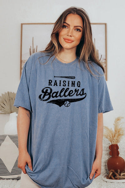 Raising Ballers  Oversized Tee 4748 CC - Korvel