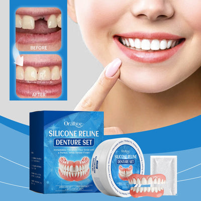 Cosmetic Denture Set, Improve Smile Comfort Cosmetic Dental Crevices Care Set - Korvel