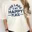 Happy Place Oversized Tee 4749 CC - Korvel