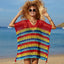 Cutout Striped Cover-Up with Tassel - Korvel