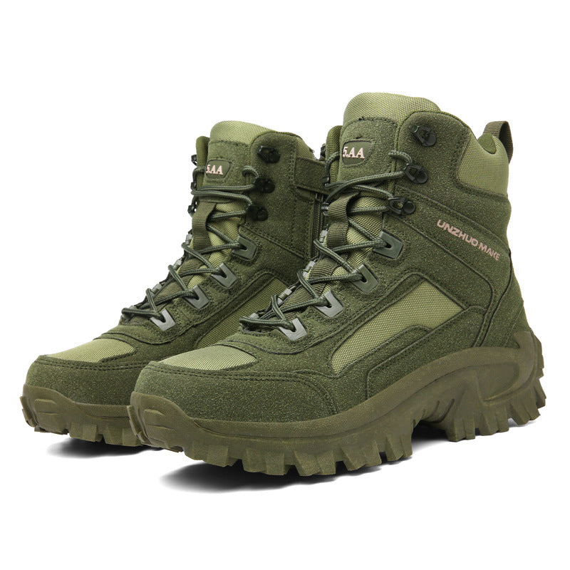 Bottes de combat montantes pour hommes pour les aventures en plein air