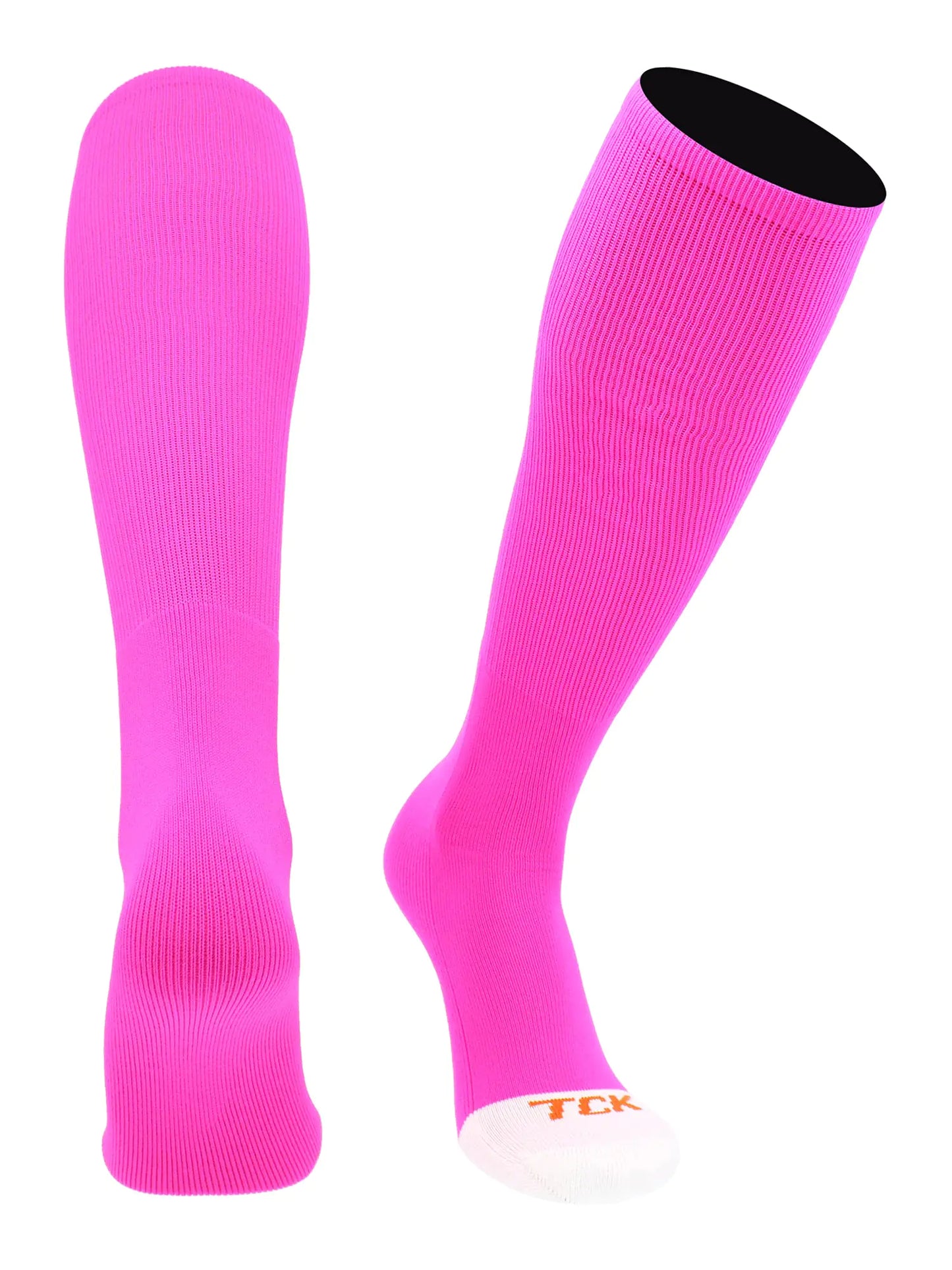 Chaussettes Tubulaires TCK Prosport - Performance Athlétique en Rose Fluo