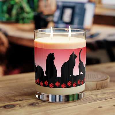 Enchanting Black Cats Scented Candle - 11oz Elegance - Korvel