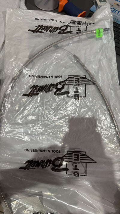 Barnett Stainless Clear-Coated Clutch Cable (+6in.)
