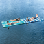 Passerelle Aquatique WOW Sports Feuilles de Palmier Teal