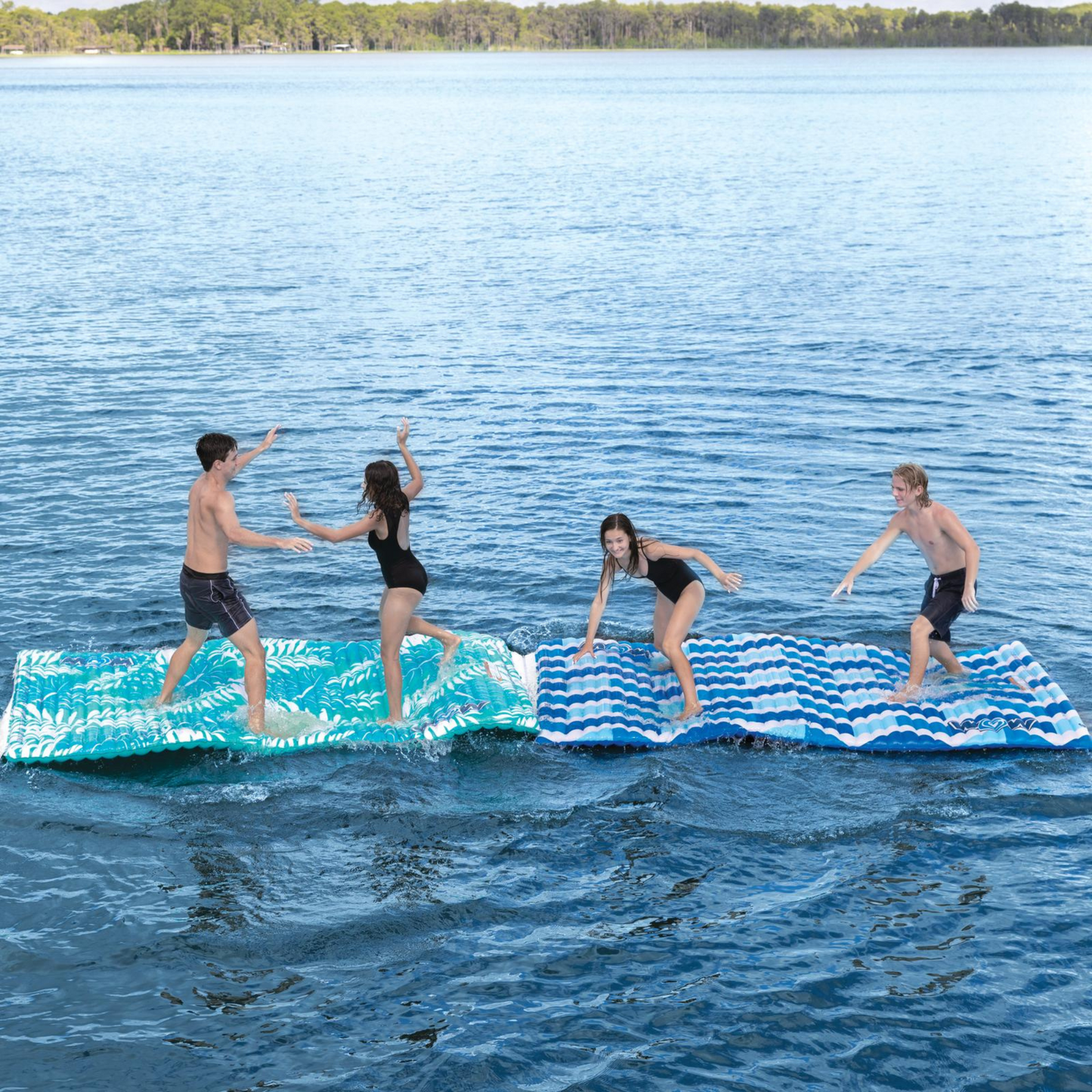 Passerelle Aquatique WOW Sports Feuilles de Palmier Teal