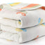 Premium Muslin Cotton Baby Receiving Blanket - 6 Layers Thick