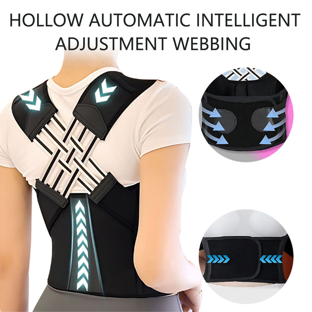 Posture correction belt with strong open back correction Beibejia anti hunchback adult student back support - Korvel