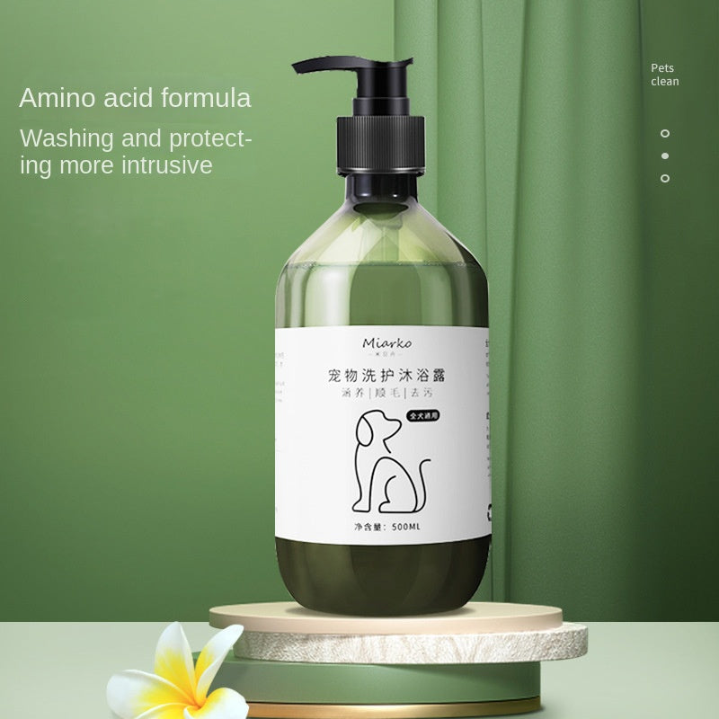 Pet Shampoo 500ml Cat Deodorizing and Scented Bath Products Dog Cleaning Supplies - Korvel
