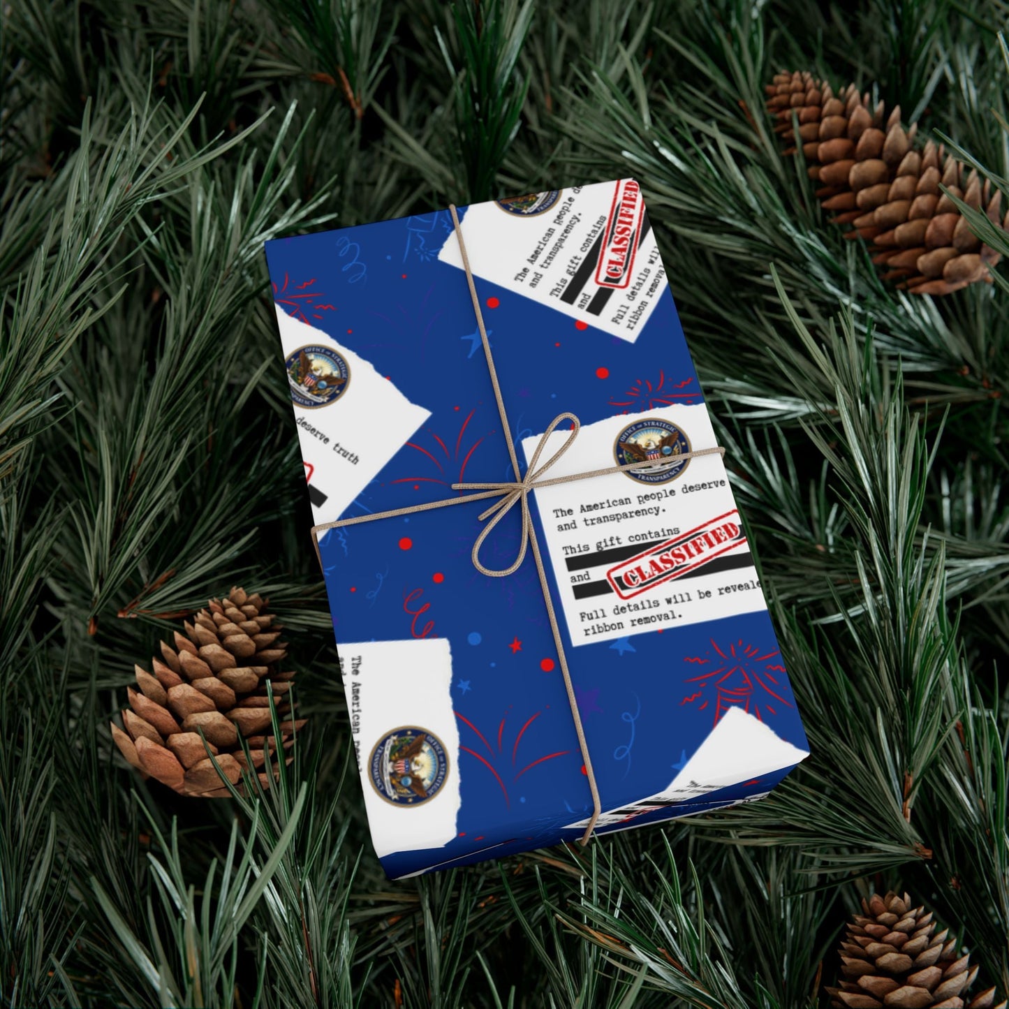 Papel de Regalo de Documentos Clasificados para Todas las Ocasiones