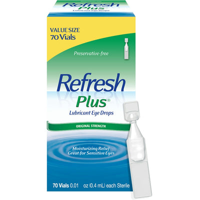 Refresh Plus Original Strength Lubricant Eye Drops - Value Size